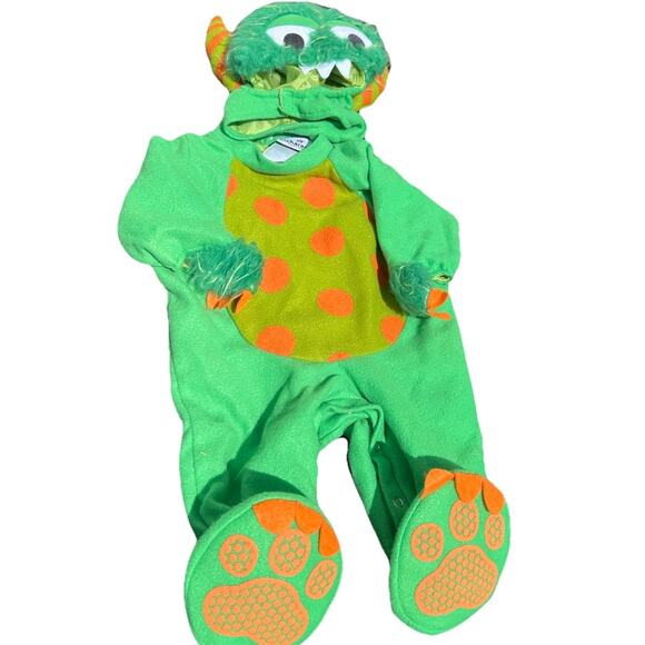 Baby Boo! unisex Infant Fleece Furry Halloween Costume Mini Monster size 0+ Mos - Picture 2 of 4